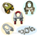 Commercial type zinc plated A type wire rope clamp